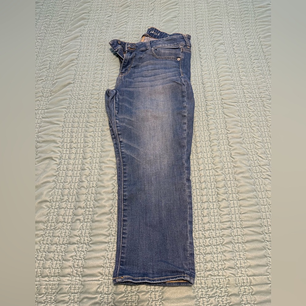 AE artist crop jeans, size 14 short